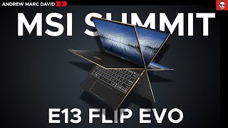MSI Summit E13 Flip Evo (2023) REVIEW