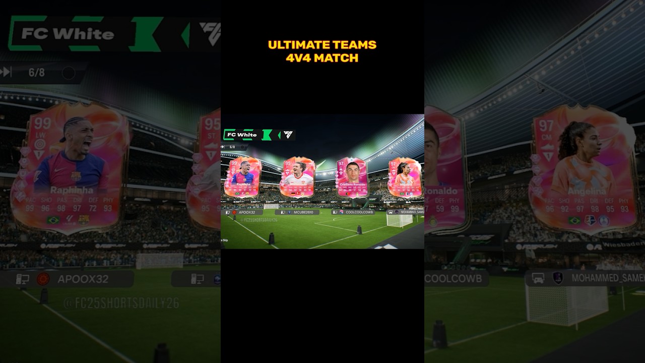 😱⚡ Ronaldo in Ultimate 4v4 — Total Domination! 