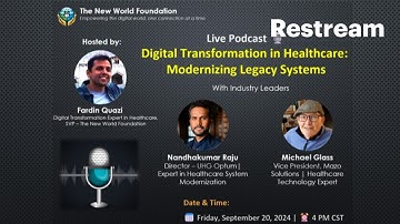 Podcast- "Digital Transformation in Healthcare: Modernizing Legacy Systems"