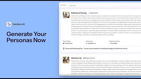 Cambium AI Persona Generator: Now Powered by Real Public Data