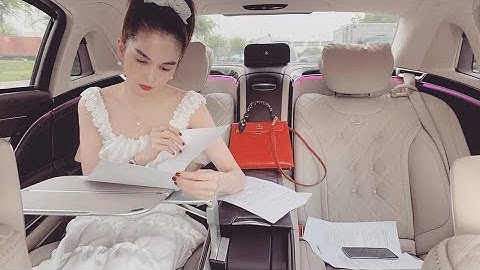 Ngọc Trinh tranh thủ làm việc trên xe 14 tỷ, khoe doanh thu gây choáng 4 tỷ/ngày