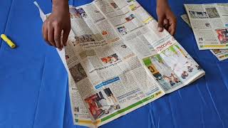 Paper magic tutorial in Telugu(Tear & Restore paper)