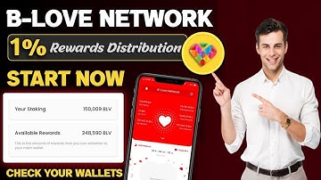 B Love Network 1% Daily Reward Distribution Start - BLV Token Staking & Mining Update - MK MultiTech