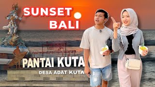 Zulfa Lanang's First Time Taking Mbak Putri to Kute Beach, Bali!! Was She Surprised to See So Man...