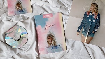 taylor swift - lover (deluxe album version 4 | cd unboxing)