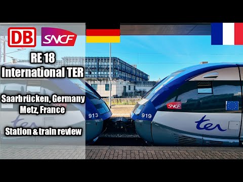 Trip report Saarbrücken, Germany - Metz, France via Forbach. International TER train