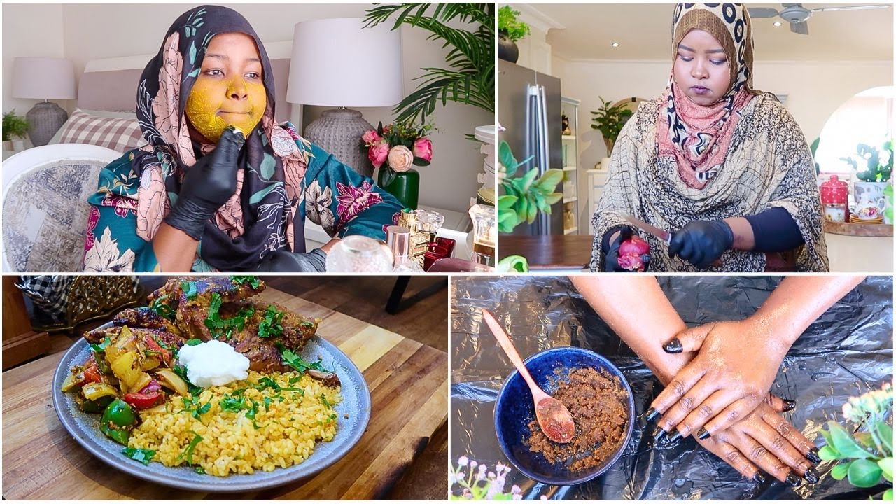 عنايتي ببشرتي دجاج مشوي ترتيب زراعة فلوق يوم كامل My Skin Care Routine Daily Vlog