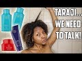 TPH BY TARAJI PRODUCT REVIEW + DEMO ON TYPE 4 NATURAL HAIR | TARAJI P HENSON HAIR LINE | KENSTHETIC