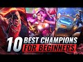 10 BEST & EASIEST Champions For BEGINNERS - League of Legends Season 10