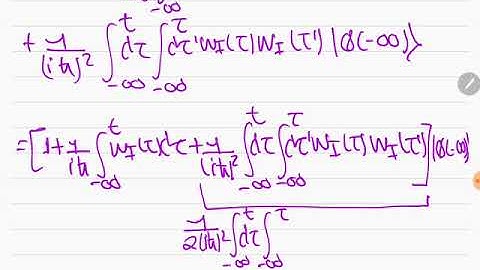 Linear Response Theory: The scattering matrix