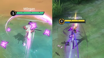 JUMP ASSEMBLE & MOBILE LEGENDS COMPARISON l Shinobu Kochō vs Lancelot skills