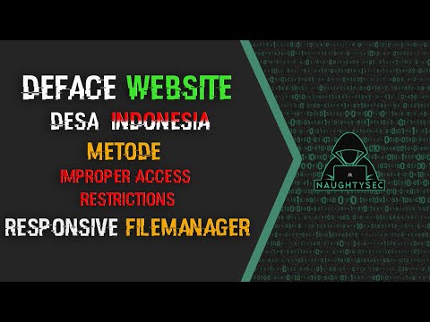 Deface Website Desa Indonesia | Responsive FileManager Improper Access Restrictions