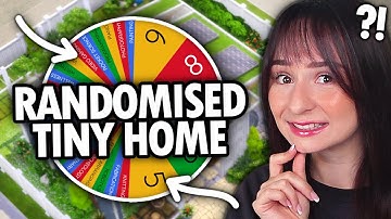 I built a TINY HOME for random number of SIMS & SKILLS in The Sims 4