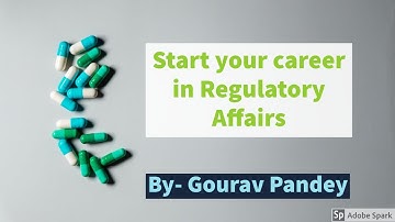 Start your career in Regulatory Affairs