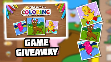 Kids: Farm Coloring on Nintendo Switch - GAME GIVEAWAY! | 8-Bit Eric