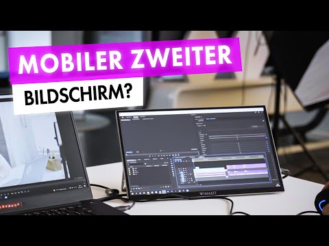 Mobiler Bildschirm für Laptop || WIMAXIT 14" Touch Monitor Full HD im Test