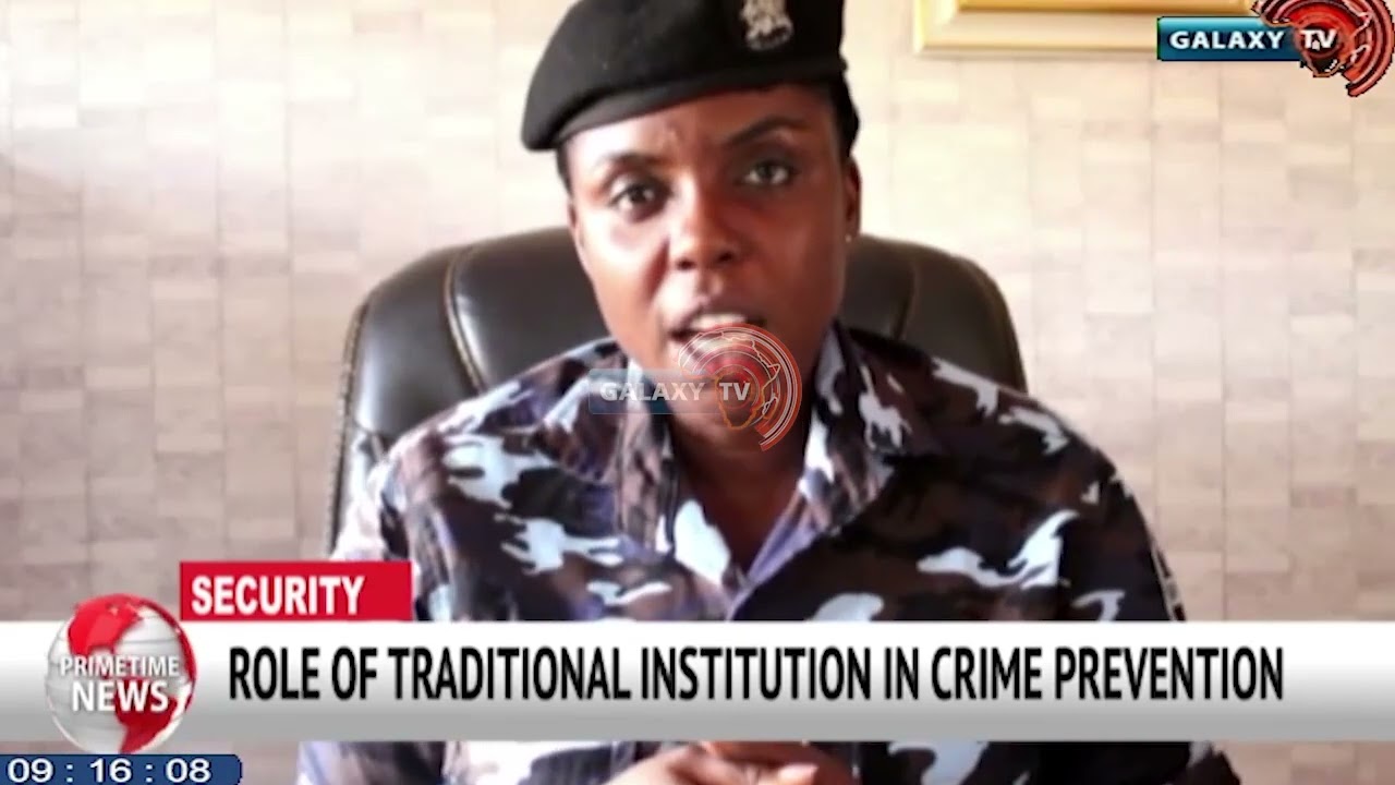 ROLE OF TRADITIONAL INSTITUTION IN CRIME PREVENTION