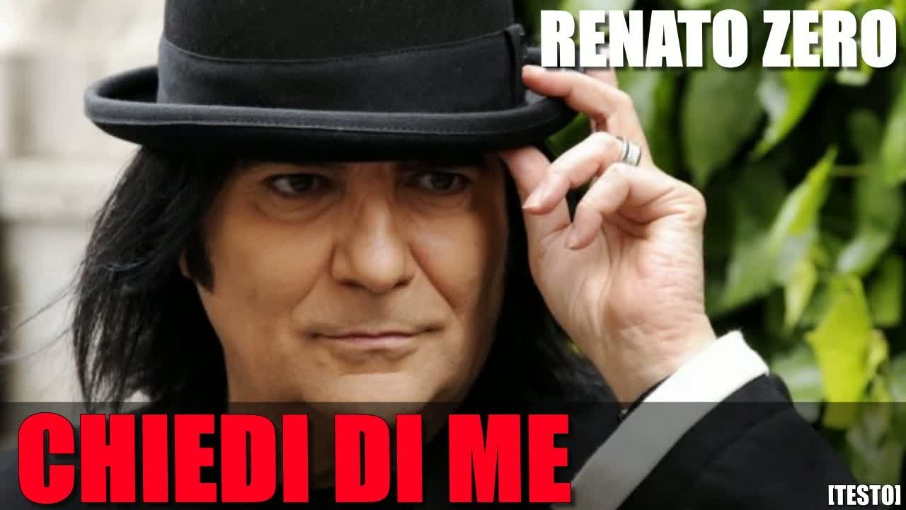 renato zero canzoni con testo