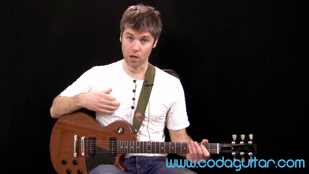 Rock Guitar Lesson Palm Muting Power Chords Ch2 YouTube