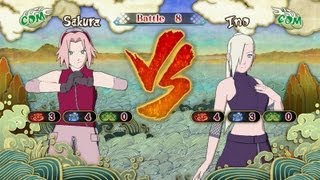 Naruto Shippuden: Ultimate Ninja Storm 3, Sakura Haruno VS Ino Yamanaka!