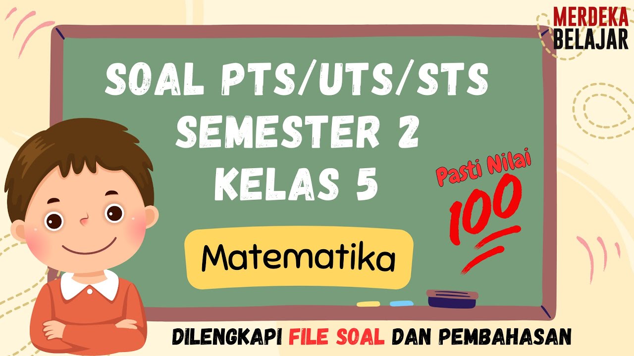 Soal PTS Matematika Kelas 5 Semester 2 Kurikulum Merdeka
