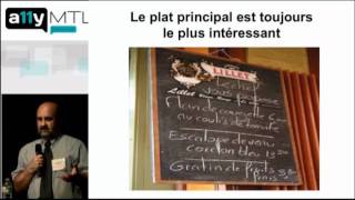 Implementing SGQRI-Standards - Yves Hudon #a11yMTL