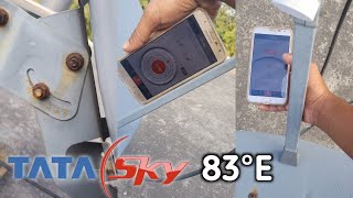 Tata Sky Entenna Signal Direction Setting! Quicksat Satellite Director App 2022 full practical Hindi screenshot 3