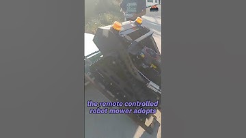 agricultural robotic gasoline multifunctional rubber track remote controlled lawn grass cutter