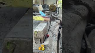 “Behind the Embers and Hammers, a Tough Brongsong Crowbar Is Born” 🔥#Blacksmithing #Metalworking
