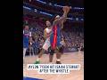 JAYLON TYSON HIT ISAIAH STEWART AFTER THE WHISTLE