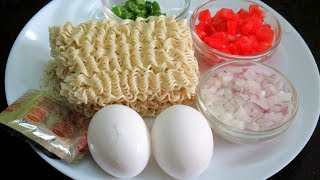 எல்லாருக்கும் பிடிச்ச ஒரு சுவையான உடனடி டிஷ் | Egg maggi noodles in Tamil