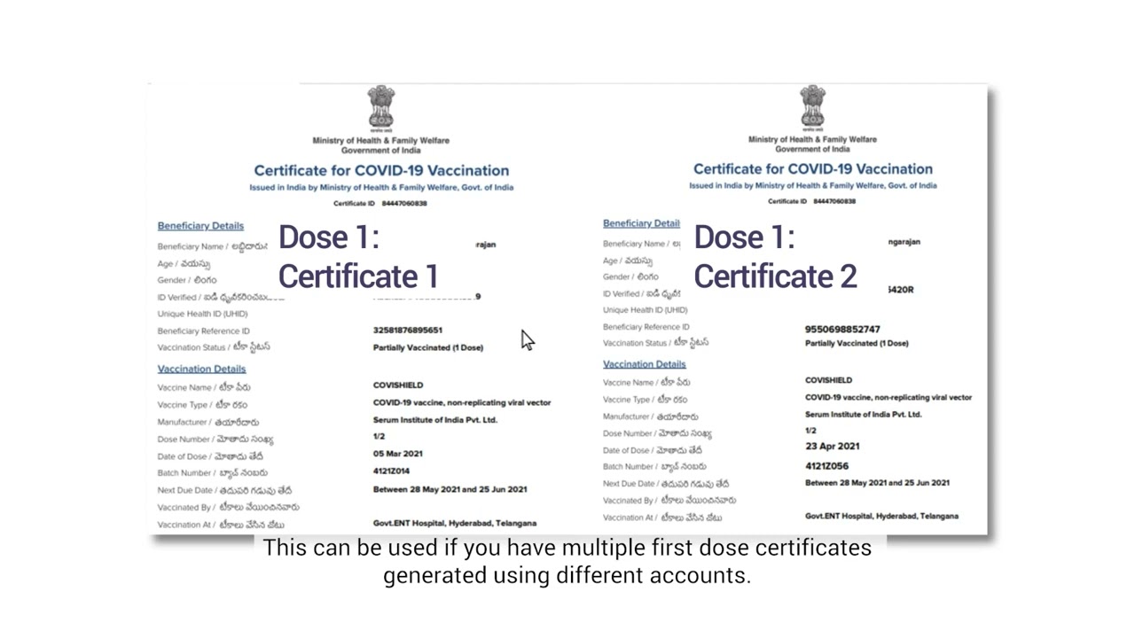 How to make corrections to your Vaccination Certificate through COWIN portal