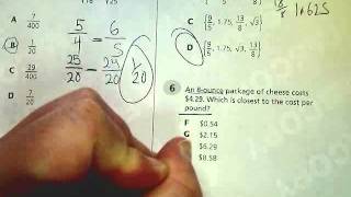 Question 6 - Tennessee EOC Algebra 1 Practice Test
