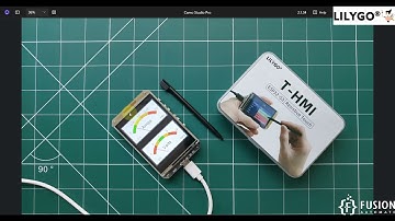 Lilygo T-HMI | Colour Test Example | ESP32 S3 | Resistive Touch Display |