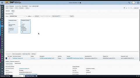 SAP ByDesign Demo - Approval of new manual customer invoice