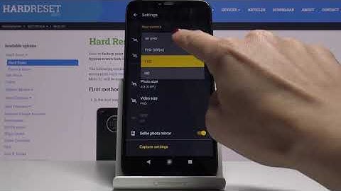 How to Change Video Resolution in Motorola Moto G7 - Manage Video Quality