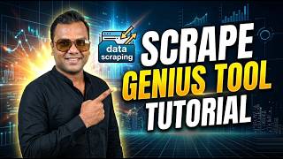 Scrape Genius Tool | Data Scraping Tutorial | How to Extract Data