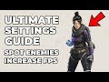 BEST SETTINGS GUIDE TO SPOT ENEMIES AND INCREASE FPS (PC) - APEX LEGENDS TIPS