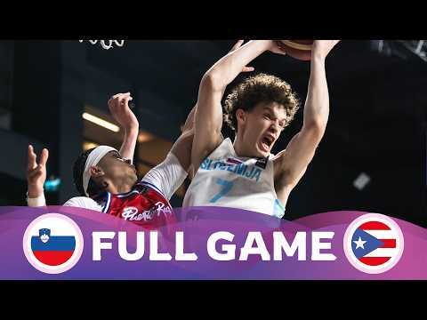 Group Phase | Slovenia v Puerto Rico | Full Baskteball Game | FIBA U17 Basketball World Cup 2026