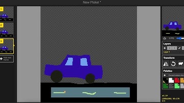Creating an animation in Piskel