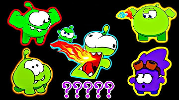 13 Om Nom & Nibble Nom Compilation Sound Variations in 127 Seconds