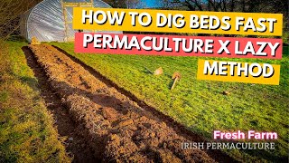 How to dig beds fast and turn your lawn into a garden. The Lazy Bed Method