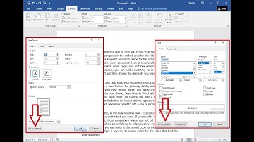 MS Word: Set Default Page Setup, Paper Size & Fonts Size Style (Shortcut)