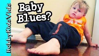 Hobbybaby Bummed Out, Can Hobbydad Help? Hobbymom Hugs By Hobidsvids