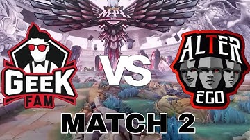 MPL ID S15 BABAK PLAYOFFS WEEK 3 // GEEK FAM VS ALTER EGO MATCH 2 // MOBILE LEGENDS BANG BANG