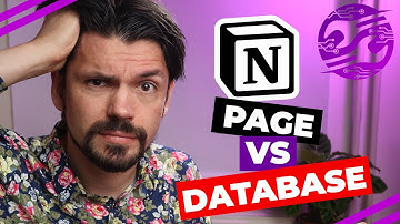 Notion Database vs Page, what to use?