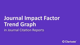 Journal Impact Factor Trend Graph