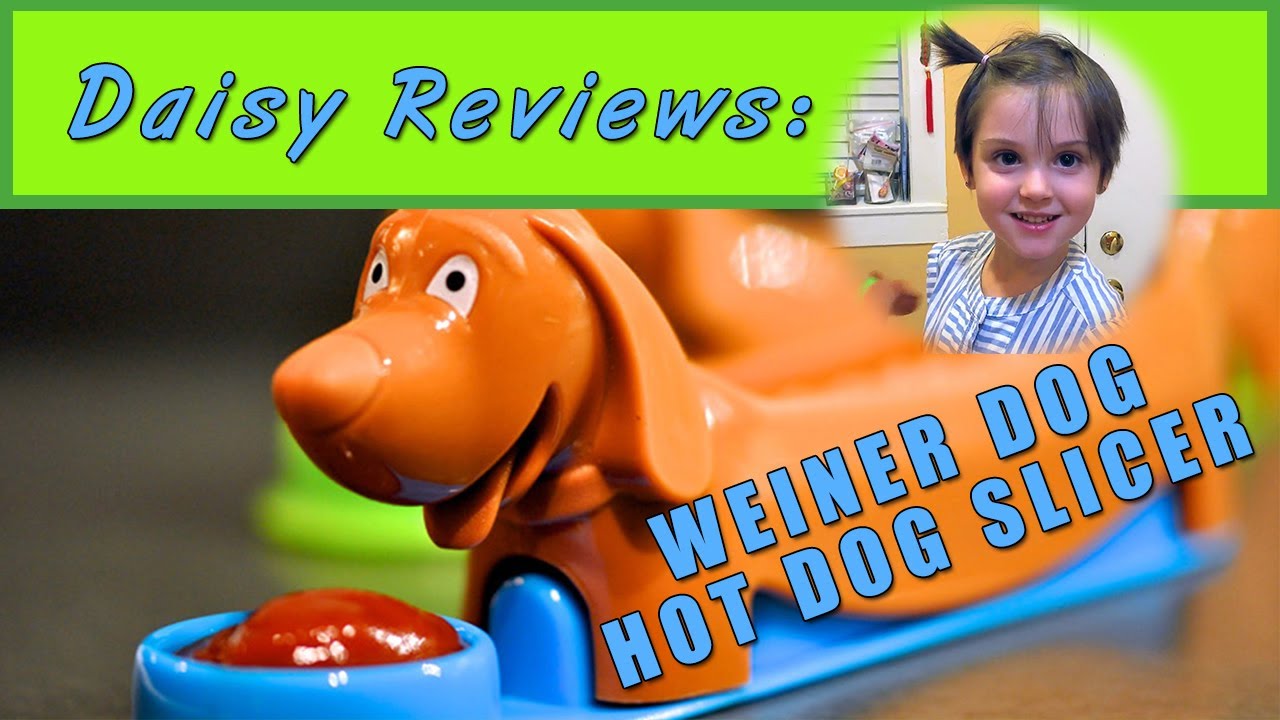 Daisy Opens & Reviews Weiner Dog Hot Dog Slicer YouTube