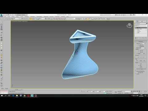 Моделинг вазы. (lathe+spline)