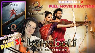 Russian Girl Reacts : Bahubali 2 : The Conclusion Full Movie Reaction Part 3/4